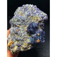 Mineralien Präparate Lila Fluorit Seide Lila Quarz, Seltene Mineralien, Kristalle, Mineral Exemplar, Feines von Angelcarving