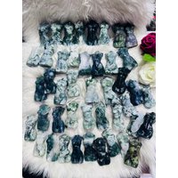 Natürliche Kristallschnitzerei Wasserachat Weibliches Modell/Achat Kristall Höhle, Kristallschnitzereien, Urlaubsgeschenke 1stk von Angelcarving