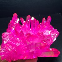 Natürliches Wasserkristall Cluster Galvanisierte Rose Liebeskristall Ckf9Kristall von Angelcarving