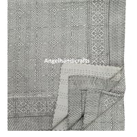 Handgefertigt Kantha Decke Gefärbt Tagesdecke Indisch von AngelhandicraftIndia