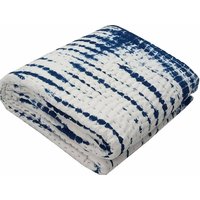 Neue Wunderschöne Handgefertigte Shibori Print Baumwoll Quilt Tie Dye Decke Reversible Vintage Leinen Bettwäsche Modern von AngelhandicraftIndia