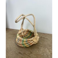 Vintage God's Eye Twisted Vine Griff Handgewebte Multicolor Weave Gathering von AngelkasUniqueFinds