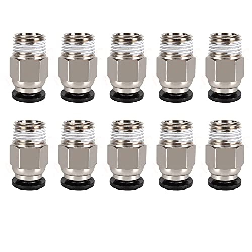 Angelkiss PC4-M10 Pneumatischer Stecker PTFE Rohr PC4-M10 Stecker 3D Drucker Teile für Bowden Extruder 3D Drucker Angelkiss PC4-M10 Pneumatischer Stecker PTFE Rohr PC4-M10 Stecker 3D Drucker Teile für Bowden Extruder 3D Drucker von Angelkiss