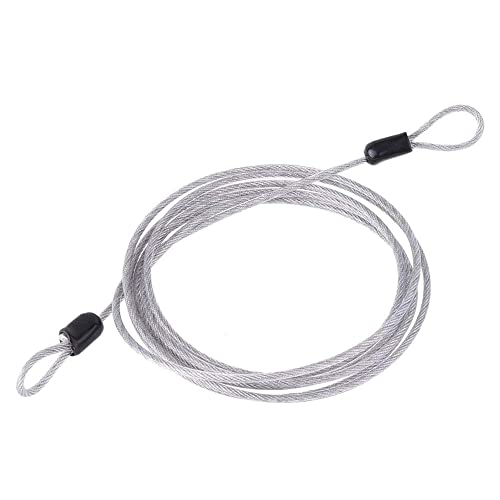 Angelkiss 2 m Security Braided Loop Locking Cable with Loops Steel Wire Rope Anti-Theft for U-Shaped Bicycle Number Code Lock Padlock Angelkiss 2 m Security Braided Loop Locking Cable with Loops Steel Wire Rope Anti-Theft for U-Shaped Bicycle Number Code Lock Padlock von Angelkiss