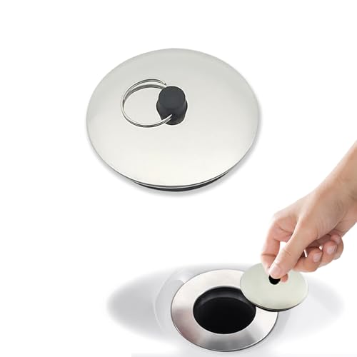 Gummi-Abflussstopfen für Waschbecken, 48-39 mm, mit Ring für Badewanne und Küche Gummi-Abflussstopfen für Waschbecken, 48-39 mm, mit Ring für Badewanne und Küche von Angelkiss