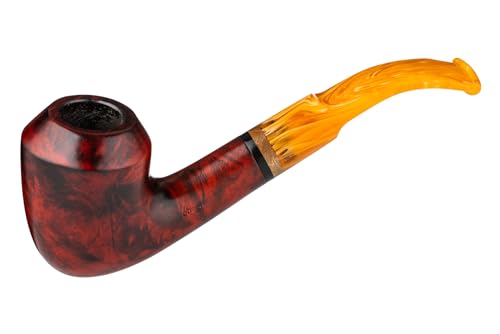 Angelo Pfeife Modell 17 braun gemischt gebogen von Angelo