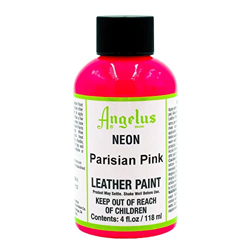 Angelus 4oz Neon Paint (Parisian Pink) by Angelus von Angelus