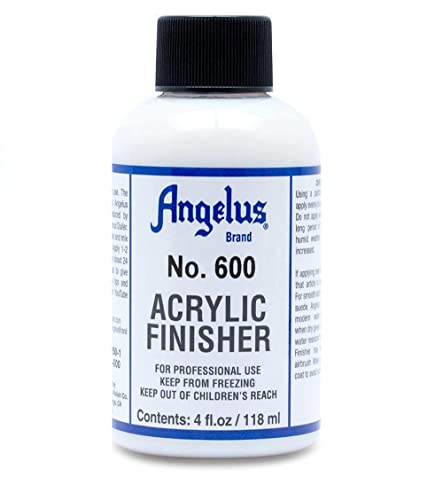 Angelus Brand Acrylic Finisher, Gloss No. 600, 4 ounce bottle (600-04-000) von Angelus