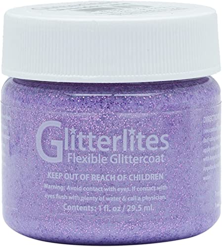 Angelus Farbe Glitterlites 1 Unze Lavendel-Spitze von Angelus