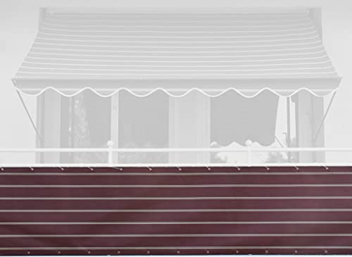 Angerer Balkonbespannung Exklusiv 75 cm Nr. 2200 Länge: 6 Meter von Angerer Freizeitmöbel GmbH