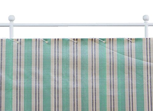 Angerer Freizeitmöbel GmbH Balkonbespannung Standard 75 cm (Grün-Beige, Länge: 6 Meter) von Angerer Freizeitmöbel GmbH