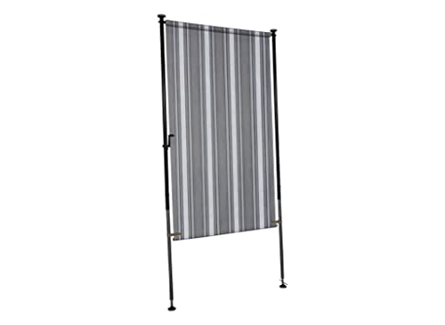 Angerer Freizeitmöbel GmbH Balkonsichtschutz Exklusiv - Senkrechtmarkise für Sicht- und Sonnenschutz - Montage ohne Bohren und Dübeln - ideale Balkonmarkise für Mietwohnungen (Grau, 120 cm) Angerer Freizeitmöbel GmbH Balkonsichtschutz Exklusiv - Senkrechtmarkise für Sicht- und Sonnenschutz - Montage ohne Bohren und Dübeln - ideale Balkonmarkise für Mietwohnungen (Grau, 120 cm) von Angerer Freizeitmöbel GmbH