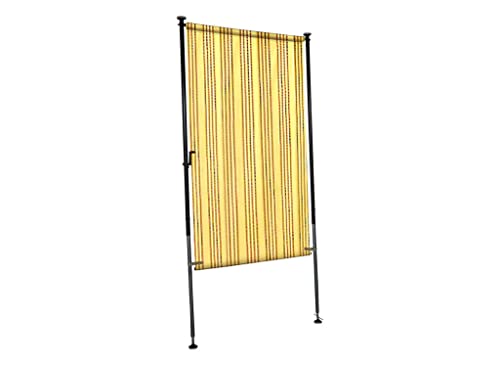 Angerer Freizeitmöbel GmbH Balkonsichtschutz Exklusiv - Senkrechtmarkise für Sicht- und Sonnenschutz - Montage ohne Bohren und Dübeln - ideale Balkonmarkise für Mietwohnungen (Gelb, 120 cm) Angerer Freizeitmöbel GmbH Balkonsichtschutz Exklusiv - Senkrechtmarkise für Sicht- und Sonnenschutz - Montage ohne Bohren und Dübeln - ideale Balkonmarkise für Mietwohnungen (Gelb, 120 cm) von Angerer Freizeitmöbel GmbH