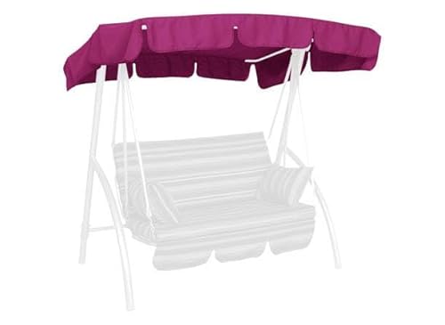 Angerer Freizeitmöbel GmbH Hollywoodschaukel Sonnendach - passend für viele 2-Sitzer Hollywoodschaukeln - Schaukeldach Made in Germany (Swingtex pink, 160 x 145 cm) von Angerer Freizeitmöbel GmbH