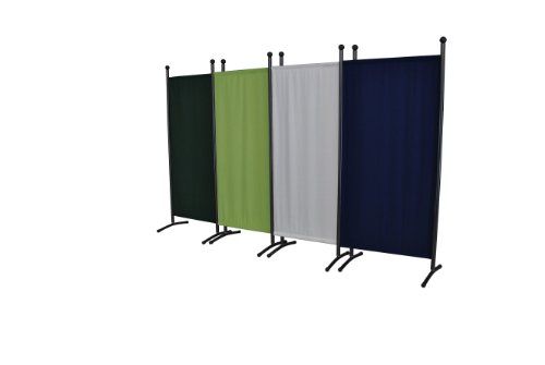 Angerer Freizeitmöbel GmbH Stellwand - Raumteiler & Raumtrenner Sichtschutz - Outdoor Paravent für Windschutz & Schatten auf Balkon (178 x 178 cm, blau) von Angerer Freizeitmöbel GmbH