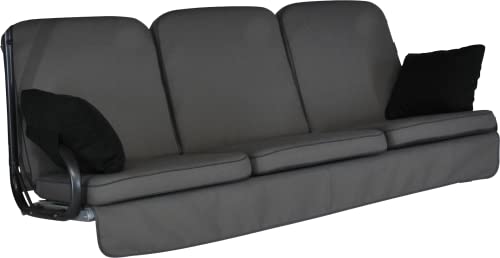 Angerer Hollywoodschaukel Auflage Comfort Style grau von Angerer Freizeitmöbel GmbH