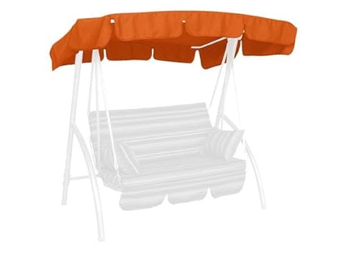 Angerer Hollywoodschaukel Sonnendach 160 x 145 cm Swingtex - Ersatz-Sonnendach für Hollywoodschaukel - Made in Germany (Terracotta) von Angerer Freizeitmöbel GmbH