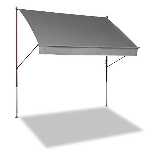 Angerer Freizeitmöbel GmbH Klemmmarkise Style - Markise für Sonnenschutz - Montage ohne Bohren und Dübeln - ideale Balkonmarkise für Mietwohnungen (Hellgrau, 150 cm) Angerer Freizeitmöbel GmbH Klemmmarkise Style - Markise für Sonnenschutz - Montage ohne Bohren und Dübeln - ideale Balkonmarkise für Mietwohnungen (Hellgrau, 150 cm) von Angerer Freizeitmöbel GmbH