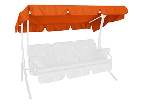 Angerer Sonnendach für 3-Sitzer Hollywoodschaukel 210 x 145 cm Swingtex Terracotta von Angerer Freizeitmöbel GmbH