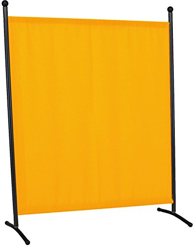 Angerer Freizeitmöbel GmbH Stellwand - Raumteiler & Raumtrenner Sichtschutz - Outdoor Paravent für Windschutz & Schatten auf Balkon (178 x 178 cm, gelb) von Angerer Freizeitmöbel GmbH