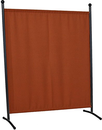 Angerer Freizeitmöbel GmbH Stellwand - Raumteiler & Raumtrenner Sichtschutz - Outdoor Paravent für Windschutz & Schatten auf Balkon (178 x 178 cm, Terracotta) von Angerer Freizeitmöbel GmbH