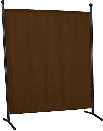 Angerer Freizeitmöbel GmbH Stellwand - Raumteiler & Raumtrenner Sichtschutz - Outdoor Paravent für Windschutz & Schatten auf Balkon (178 x 178 cm, braun) von Angerer Freizeitmöbel GmbH