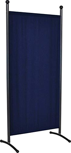 Angerer Freizeitmöbel GmbH Stellwand - Raumteiler & Raumtrenner Sichtschutz - Outdoor Paravent für Windschutz & Schatten auf Balkon (178 x 82 cm, blau) von Angerer Freizeitmöbel GmbH