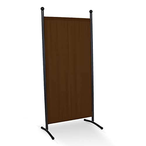 Angerer Freizeitmöbel GmbH Stellwand - Raumteiler & Raumtrenner Sichtschutz - Outdoor Paravent für Windschutz & Schatten auf Balkon (178 x 82 cm, braun) von Angerer Freizeitmöbel GmbH