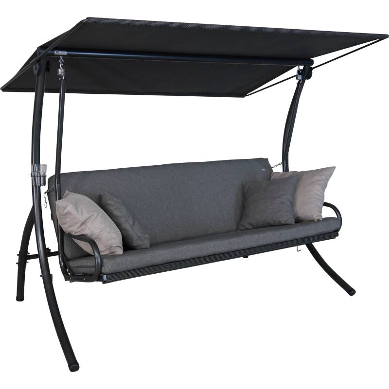 Angerer Freizeitmöbel Hollywoodschaukel 'Elegance' Smart stone 210 x 210 cm von Angerer Freizeitmöbel