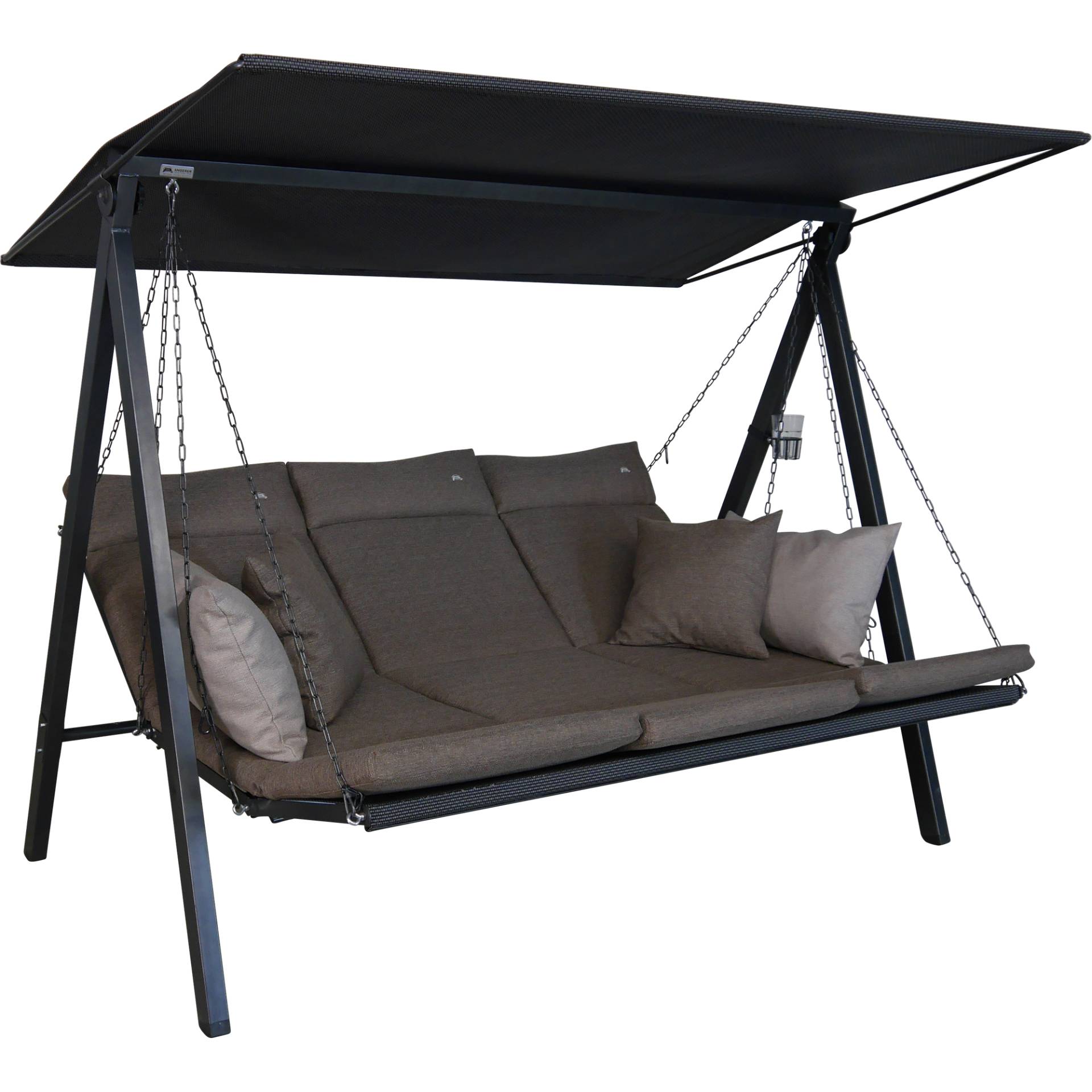 Angerer Freizeitmöbel Hollywoodschaukel 'Lounge Smart' 3-Sitzer olivenfarben 210 x 160 x 145 cm Angerer Freizeitmöbel Hollywoodschaukel 'Lounge Smart' 3-Sitzer olivenfarben 210 x 160 x 145 cm von Angerer Freizeitmöbel