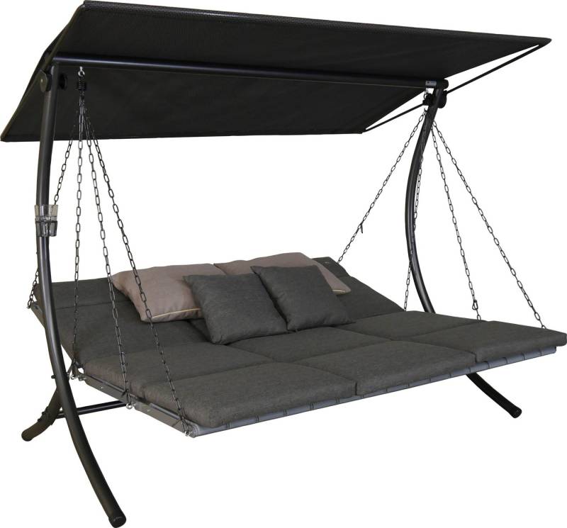 Angerer Freizeitmöbel Hollywoodschaukel Luxus Smart stone, 3-Sitzer, Bettfunktion, BxTxH: 210x145x160 cm von Angerer Freizeitmöbel