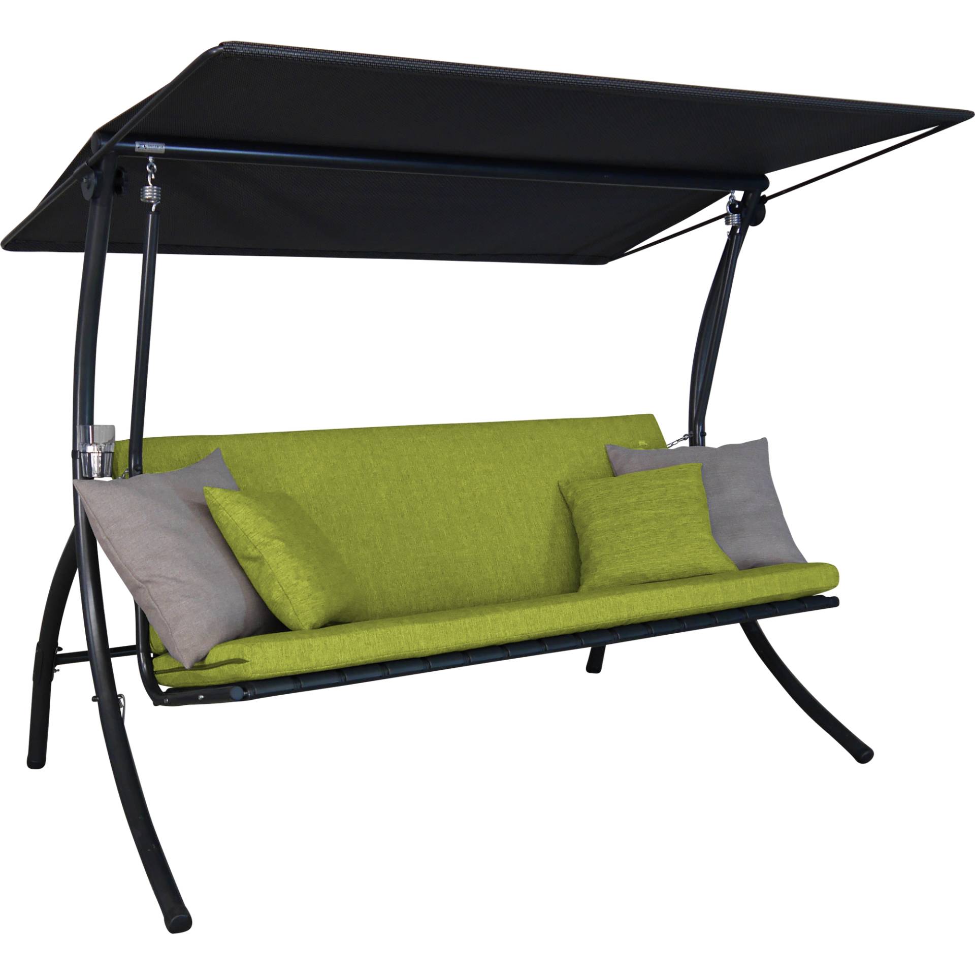 Angerer Freizeitmöbel Hollywoodschaukel 'Motion Smart' lime 3-Sitzer 210 x 145 x 160 cm von Angerer Freizeitmöbel