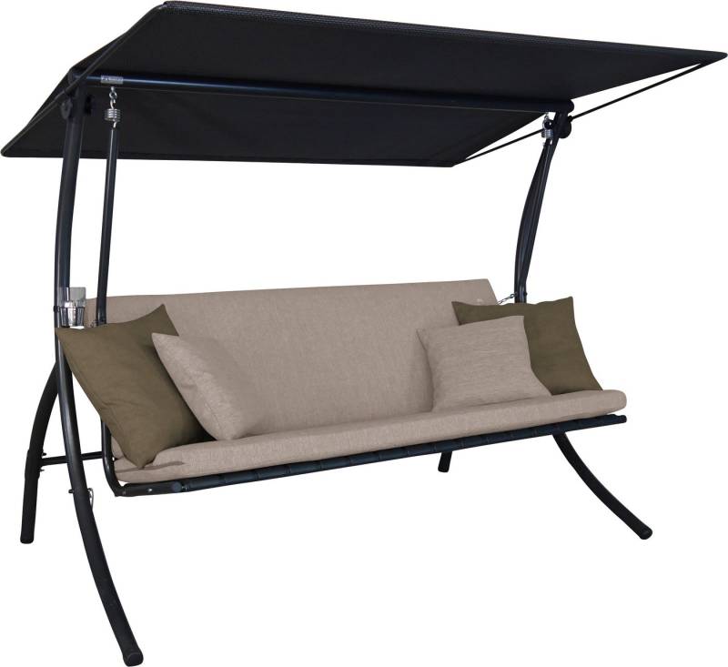 Angerer Freizeitmöbel Hollywoodschaukel Motion Smart sand, TOPSELLER!, 3-Sitzer, Bettfunktion, OTTOs Choice von Angerer Freizeitmöbel