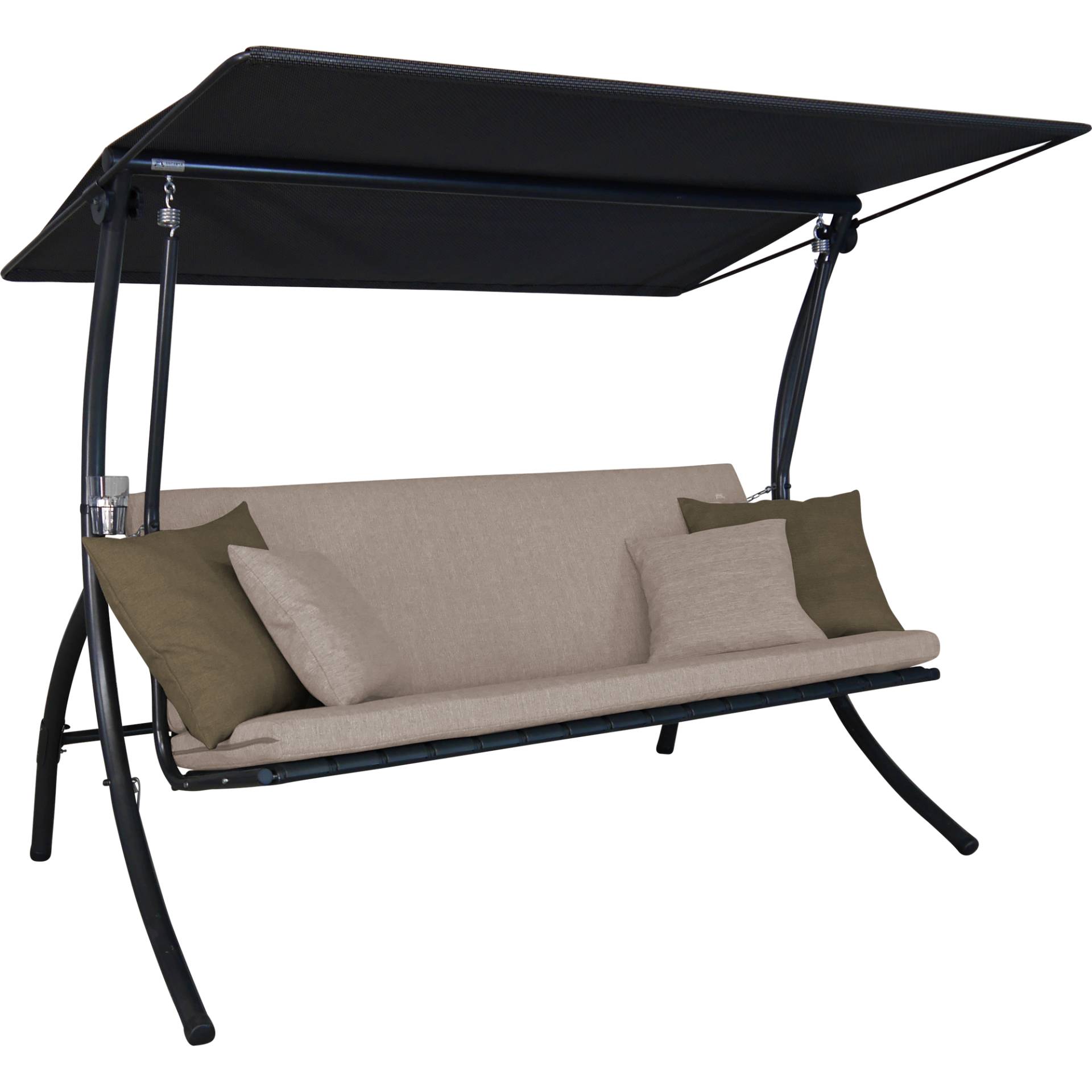 Angerer Freizeitmöbel Hollywoodschaukel 'Motion Smart' sandfarben 3-Sitzer 210 x 145 x 160 cm Angerer Freizeitmöbel Hollywoodschaukel 'Motion Smart' sandfarben 3-Sitzer 210 x 145 x 160 cm von Angerer Freizeitmöbel