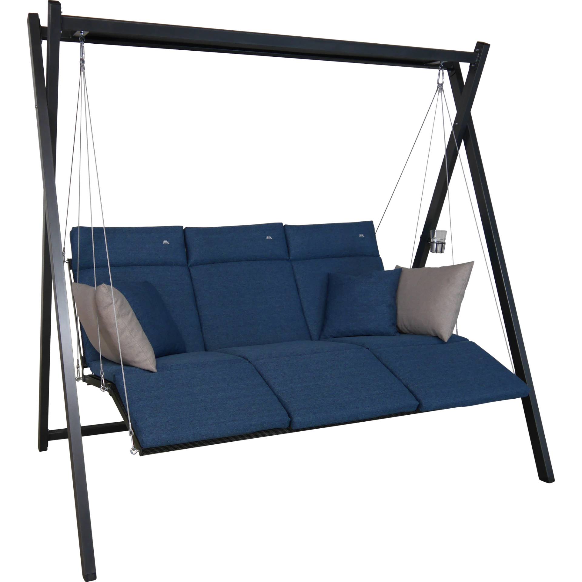 Angerer Freizeitmöbel Hollywoodschaukel 'Relax Smart' 3-Sitzer denim Angerer Freizeitmöbel Hollywoodschaukel 'Relax Smart' 3-Sitzer denim von Angerer Freizeitmöbel
