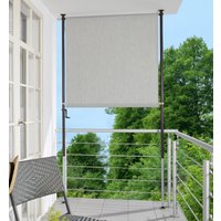 Angerer Freizeitmöbel Klemm-Senkrechtmarkise, granitgrau, BxH: 150x225 cm von Angerer Freizeitmöbel