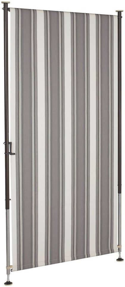 Angerer Freizeitmöbel Klemm-Senkrechtmarkise anthrazit/grau, BxH: 120x225 cm von Angerer Freizeitmöbel