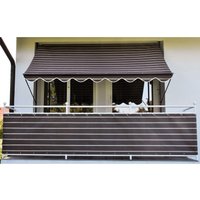 Angerer Freizeitmöbel Klemmmarkise, braun-weiß, Ausfall: 150 cm, versch. Breiten Angerer Freizeitmöbel Klemmmarkise, braun-weiß, Ausfall: 150 cm, versch. Breiten von Angerer Freizeitmöbel