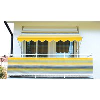 Angerer Freizeitmöbel Klemmmarkise, gelb-grau, Ausfall: 150 cm, versch. Breiten von Angerer Freizeitmöbel