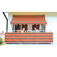 Angerer Freizeitmöbel Klemmmarkise, orange-braun, Ausfall: 150 cm, versch. Breiten von Angerer Freizeitmöbel