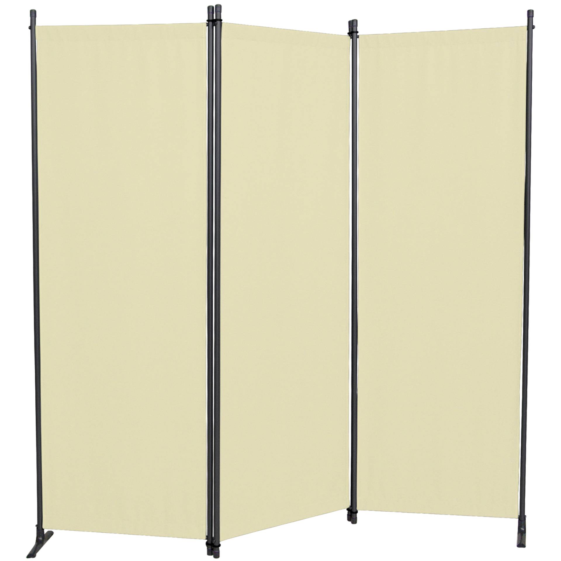 Angerer Freizeitmöbel Paravent 3-teilig Bezug Polyethylen beige 165 x 171 cm von Angerer Freizeitmöbel