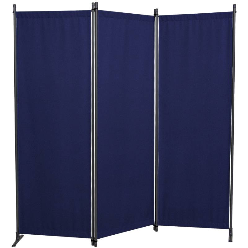 Angerer Freizeitmöbel Paravent 3-teilig Bezug Swingtex Polyacryl blau 165 x 171 cm von Angerer Freizeitmöbel