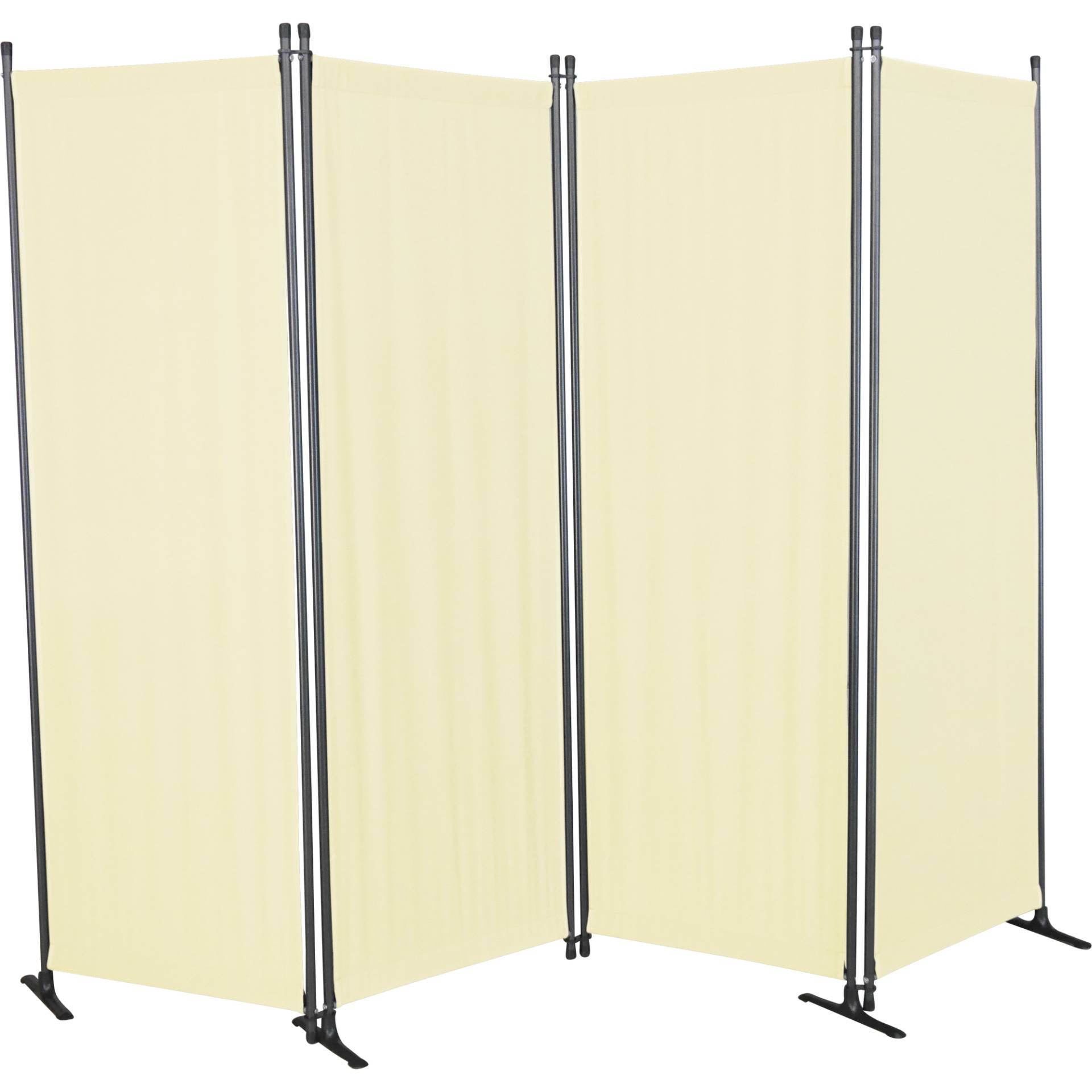 Angerer Freizeitmöbel Paravent 4-teilig Bezug Polyethylen beige 165 x 228 cm von Angerer Freizeitmöbel