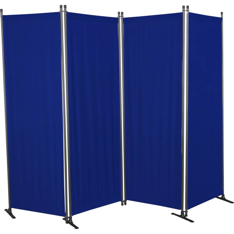 Angerer Freizeitmöbel Paravent 4-teilig Bezug Polyethylen blau 165 x 228 cm von Angerer Freizeitmöbel