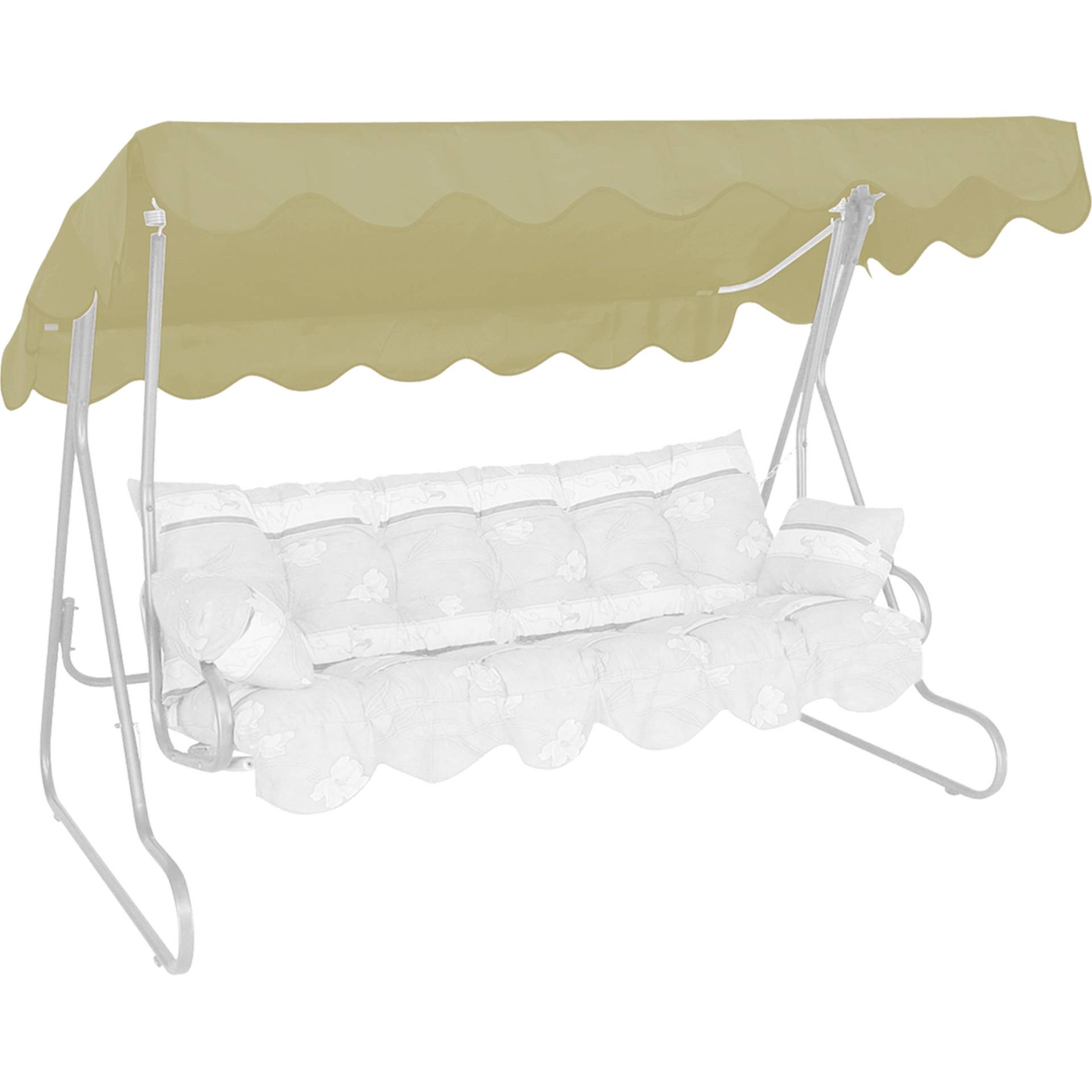 Angerer Freizeitmöbel Sonnendach für 3-Sitzer Hollywoodschaukel Polyethylen beige 210 x 145 cm Angerer Freizeitmöbel Sonnendach für 3-Sitzer Hollywoodschaukel Polyethylen beige 210 x 145 cm von Angerer Freizeitmöbel