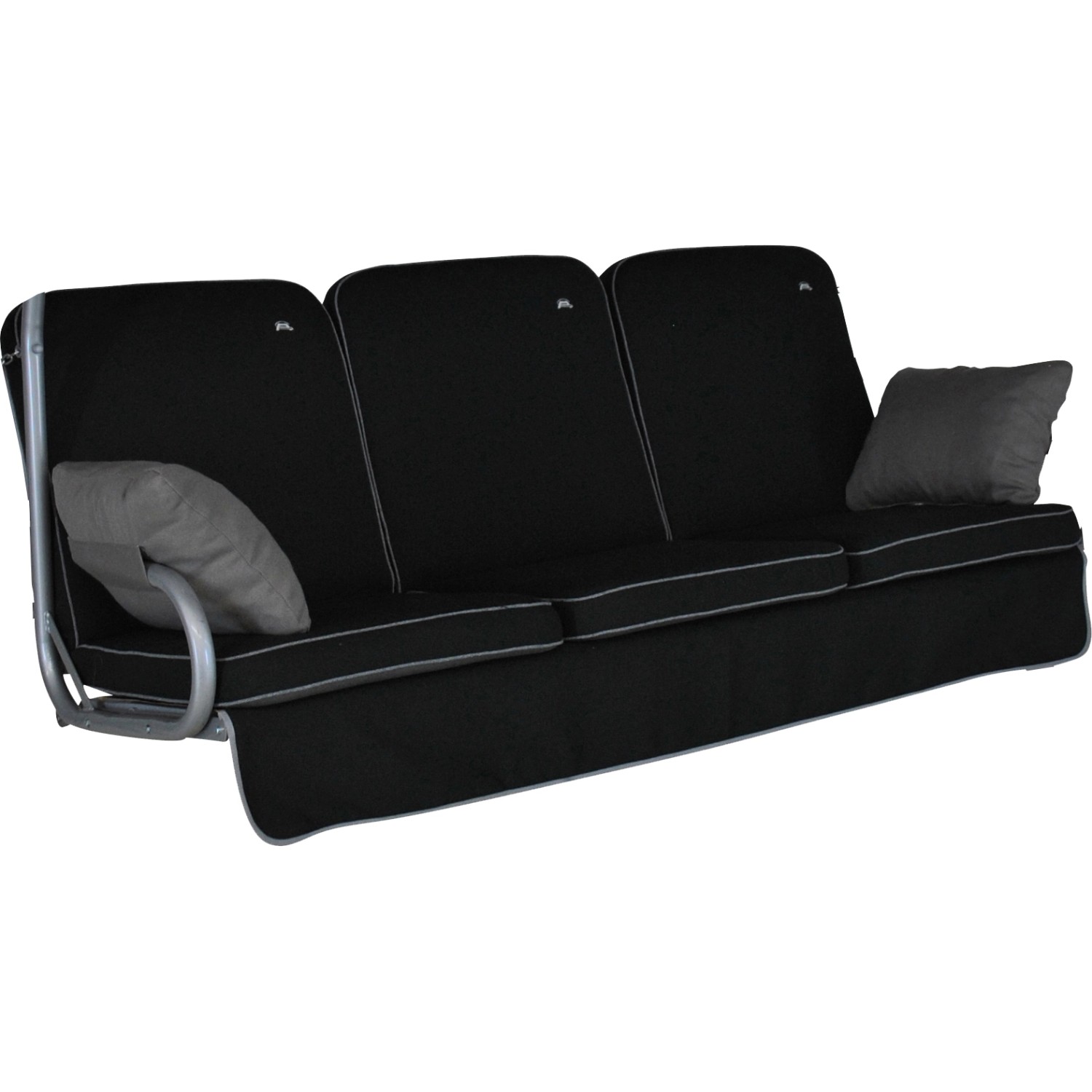 Angerer Hollywoodschaukel Auflage Comfort Style Schwarz von Angerer Freizeitmöbel