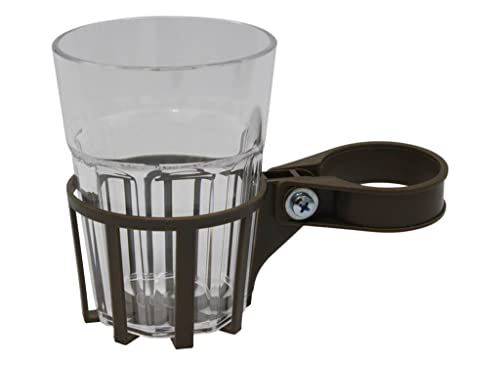 Angerer Freizeitmöbel GmbH Hollywoodschaukel Getränkehalter mit Becher - passend für viele Hollywoodschaukeln mit Rundrohr - Becherhalter Made in Germany (Mocca, Becher durchsichtig) Angerer Freizeitmöbel GmbH Hollywoodschaukel Getränkehalter mit Becher - passend für viele Hollywoodschaukeln mit Rundrohr - Becherhalter Made in Germany (Mocca, Becher durchsichtig) von Angerer Freizeitmöbel GmbH