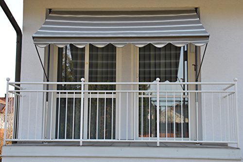 Angerer Freizeitmöbel GmbH Klemmmarkise Exklusiv - Markise für Sonnenschutz - Montage ohne Bohren und Dübeln - ideale Balkonmarkise für Mietwohnungen (Grau, 150 cm) Angerer Freizeitmöbel GmbH Klemmmarkise Exklusiv - Markise für Sonnenschutz - Montage ohne Bohren und Dübeln - ideale Balkonmarkise für Mietwohnungen (Grau, 150 cm) von Angerer Freizeitmöbel GmbH