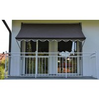 Klemmmarkise braun/creme 150 cm von Angerer