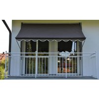 Klemmmarkise braun/creme 200 cm von Angerer